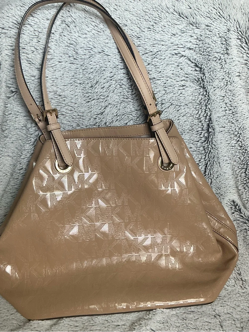 Michael Kors shiny patent